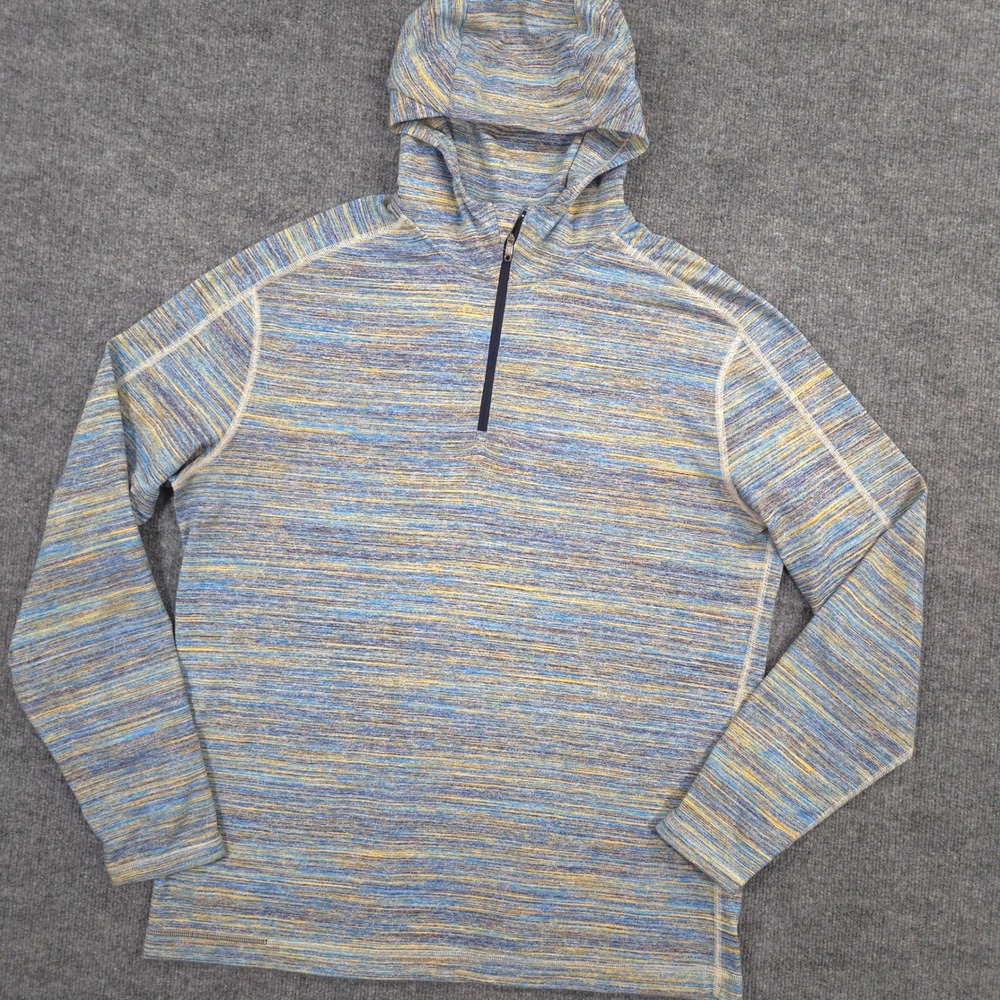 Lululemon Surge Warm Hoodie Mens XXL Alberta Lake Space Dye Performance 1/4 Zip